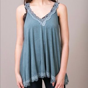 POL Lace Trim Swing Tank